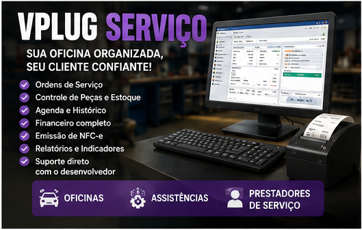 VPlug Serviço para assistência técnica